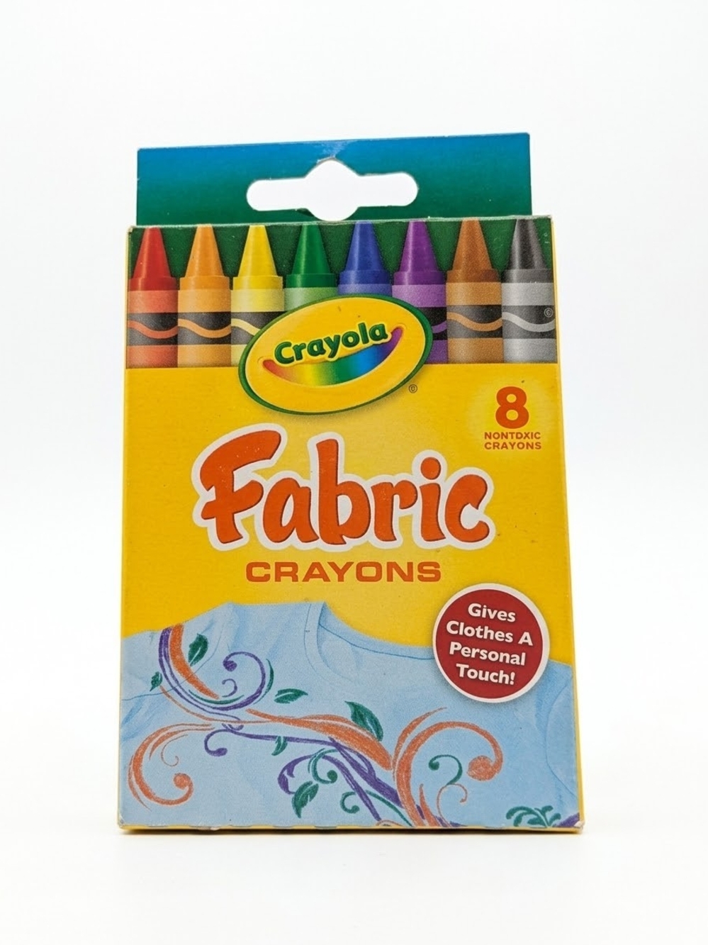 Crayola Fabric Crayons 8-Pack Discontinued NOS 2009 Collector Item